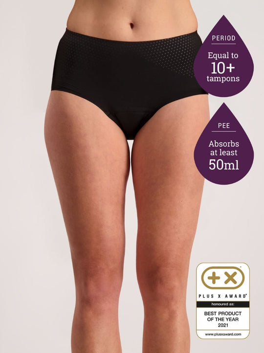 Just'nCase Multi-Tasking Period and Bladder Leakage Underwear - 10+ Tampons Worth (50ml)
